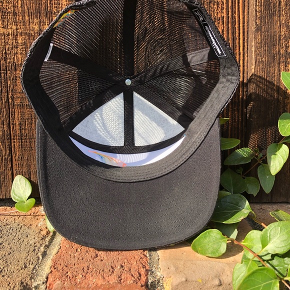 Niceride. Black Trucker Hat. Colorful Embroidery. - Picture 4 of 6